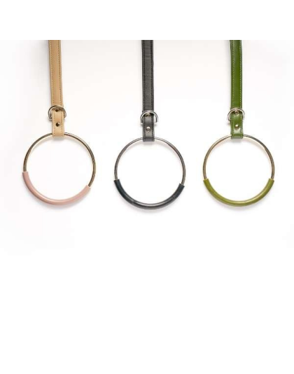 Onyx - Hoopsy Leash - Leash width: 3/4" - 1.9 cm / length: 44" - 112 cm