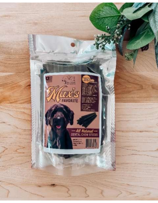 Clear Bag - Max's Favorites Dog Treats - 8oz