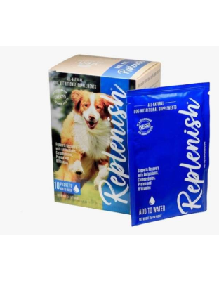 Brown - Replenish Dog Water Supplement (10 pack) - 15g/packet