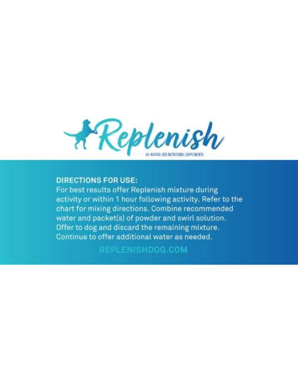 Brown - Replenish Dog Water Supplement (10 pack) - 15g/packet