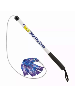 Purple/Blue Tie Dye - Flirt Pole V2 Dog Toy with Lure - Jr