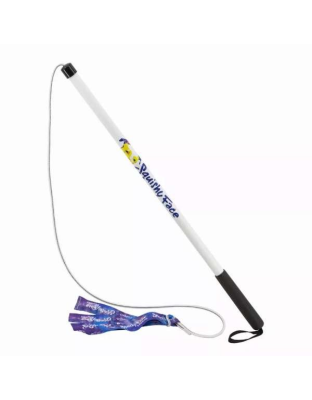 Purple/Blue Tie Dye - Flirt Pole V2 Dog Toy with Lure - Regular