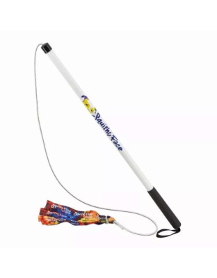 Rainbow Tie Dye - Flirt Pole V2 Dog Toy with Lure - Regular