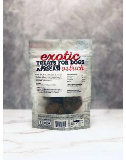 South African Ostrich Chips with Beetroot - 2.5 oz