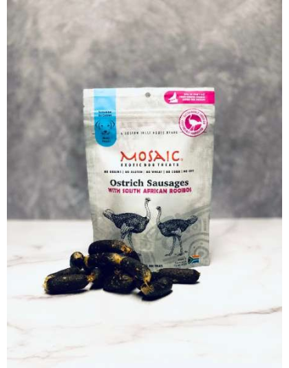 South African Ostrich Sausages with Rooibos - 3 oz