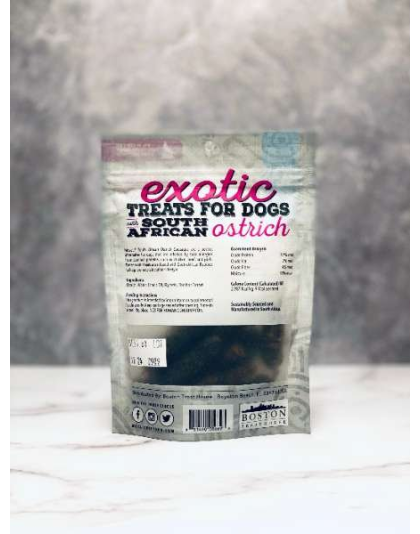 South African Ostrich Sausages with Rooibos - 3 oz