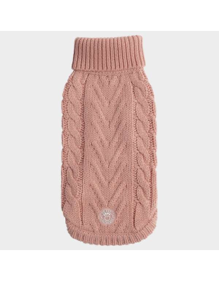 Pink - GF Pet Chalet Dog Sweater  - Large