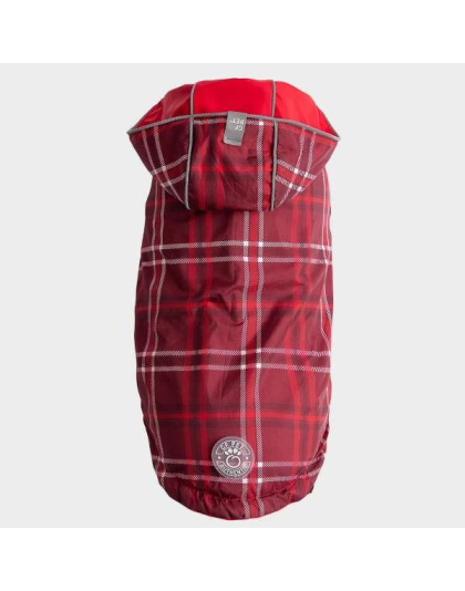 Red - GF Pet Reversible ElastoFit Raincoat  - 2XS