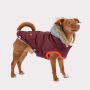 Burgundy - GF Pet  Winter Sailor Parka  - 4XL