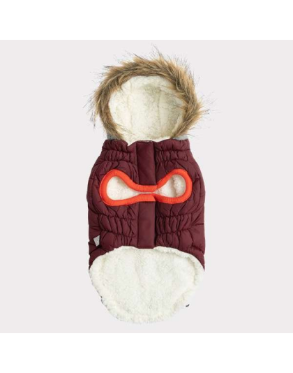 Burgundy - GF Pet  Winter Sailor Parka  - 4XL