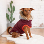 Burgundy - GF Pet  Winter Sailor Parka  - 4XL