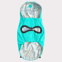 Neon Aqua - GF Pet Reversible Raincoat  - Small