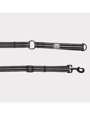 Black - GF Pet Reflective Leash - EEZY-6 - XS/Small