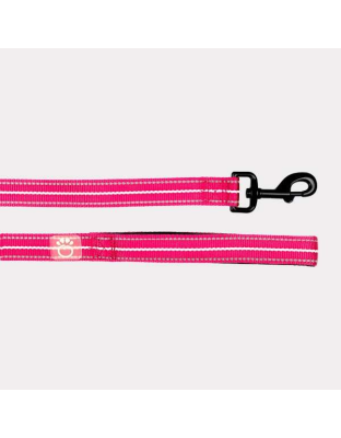 Neon Pink - GF Pet  Reflective Leash - Medium/Large