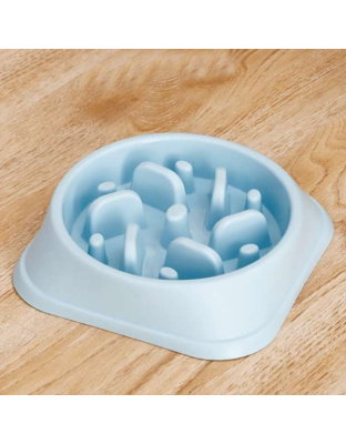 Blue - Slow Feeder Dog Bowl