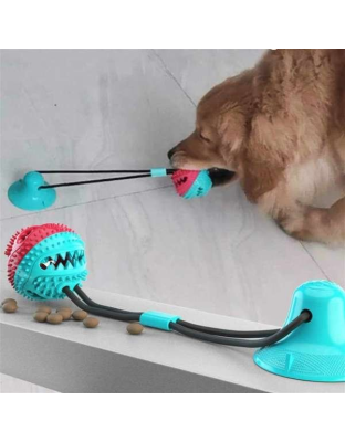 Blue - Treat Dispensing Dog Pull Toy