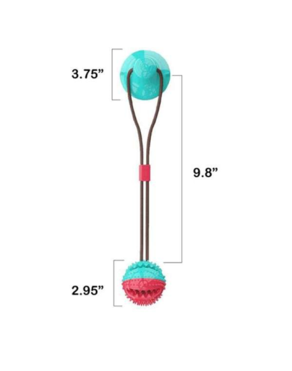 Blue - Treat Dispensing Dog Pull Toy