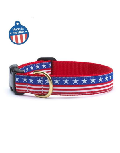 Stars & Stripes - Stars & Stripes Collar or Leash - Small Wide