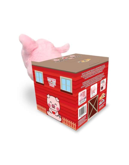 Rosie the Pig - The MommyMat - Heartbeat Anxiety Pet Bed Mat - 18 x 18 in