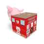 Rosie the Pig - The MommyMat - Heartbeat Anxiety Pet Bed Mat - 18 x 18 in