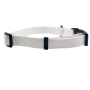White - Cutie Ties Fun Design Dog Collar - Large