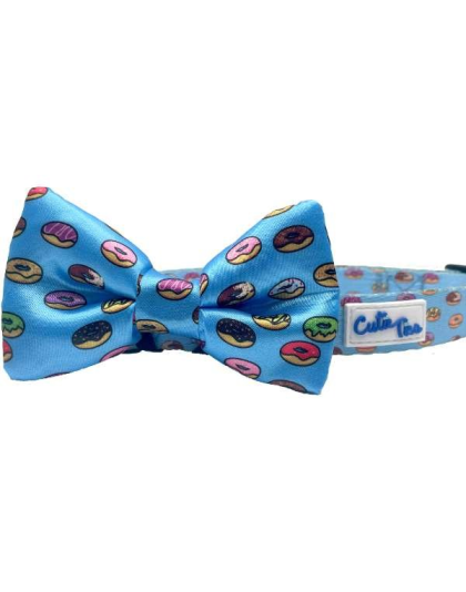 Donuts - Cutie Ties Fun Design Dog Collar - Large