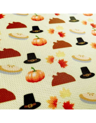 Thanksgiving - Cutie Ties Tie On Dog Bandana - Large