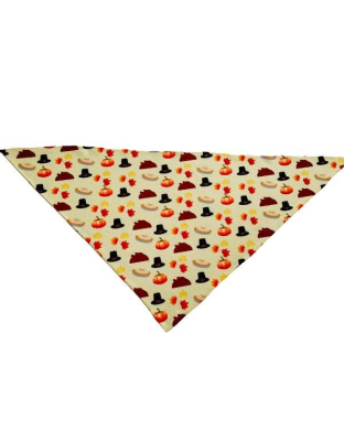 Thanksgiving - Cutie Ties Tie On Dog Bandana - Small