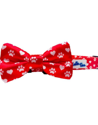 Red - Cutie Ties Dog Bow Tie - One Size