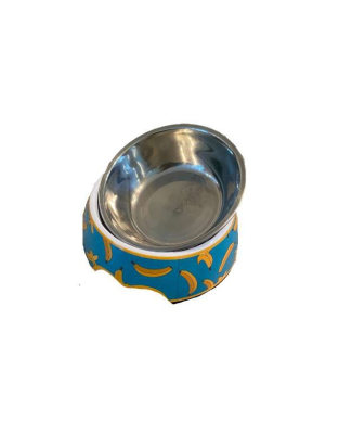 Bananas - Cutie Ties Dog Bowl - Medium