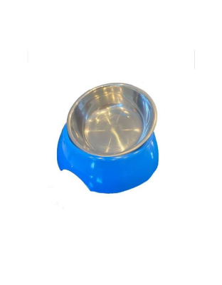 Blue - Cutie Ties Dog Bowl - Small