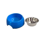 Blue - Cutie Ties Dog Bowl - Small