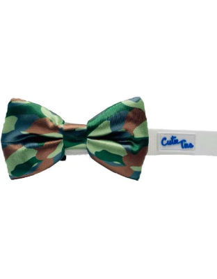 Army Camo - Cutie Ties Dog Bow Tie - One Size