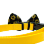Black Sunflower - Cutie Ties Dog Bow Tie - One Size