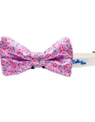 Ice Cream Sprinkles - Cutie Ties Dog Bow Tie - One Size