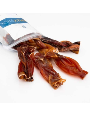 Platinum Pet Treats - 4" Braided Bully Sticks - 8oz