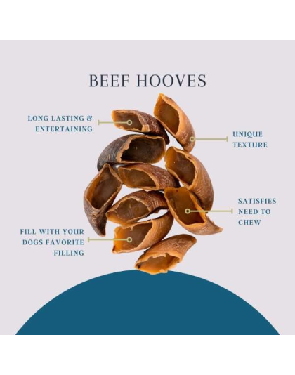 Platinum Pet Treats - Beef Hooves (Pack of 5) - 5 Pack