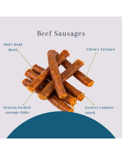 Platinum Pet Treats - The Sausage: Beef (Pack of 10)
