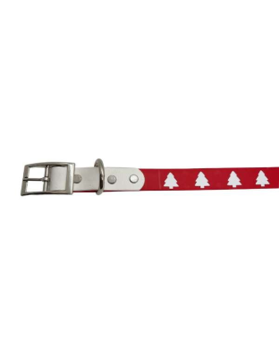 Christmas Tree  - Biothane Buckle Dog Collar - XXL 19-21 inches