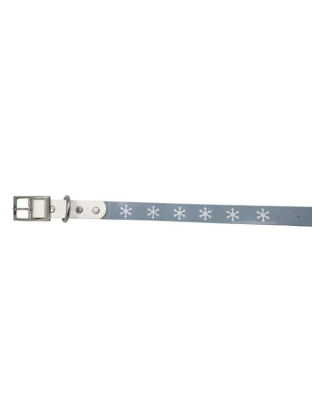 Snowflake - Biothane Buckle Dog Collar - XL 17-19 inches
