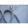 Pastel Blue|White - Biothane Leash - Two Toned - Style 2 - 4 ft