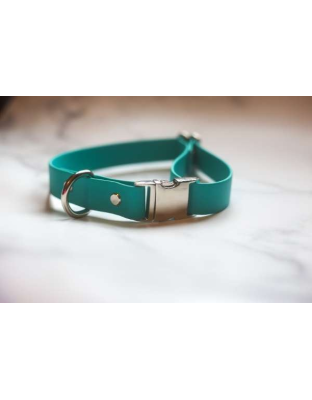 Teal - Biothane Quick Release Collar - XXL 24-29 inches