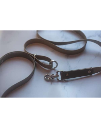 Sahara with OD Green - Hands Free Biothane Leash - 7 ft