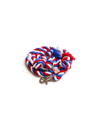 American  - Knotted Rope Dog Leash - Traffic Lead (2 ft)
