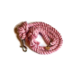 Light Pink - Knotted Rope Dog Leash - 4 ft