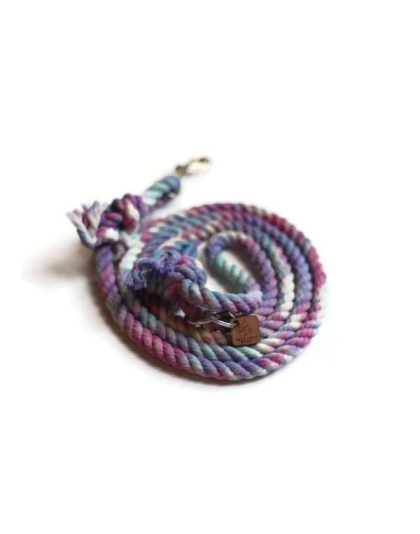 Unicorn  - Knotted Rope Dog Leash - 4 ft