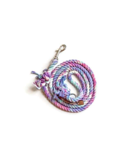 Unicorn  - Knotted Rope Dog Leash - 5 ft