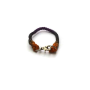 Black, Orange, and Purple  - Rope Dog Collar - 27 inches