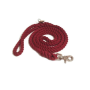 Burgundy  - Rope Dog Leash - Traffic Lead (2 ft)