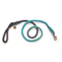 Grey and Aqua  - Rope Dog Leash - Traffic Lead (2 ft)